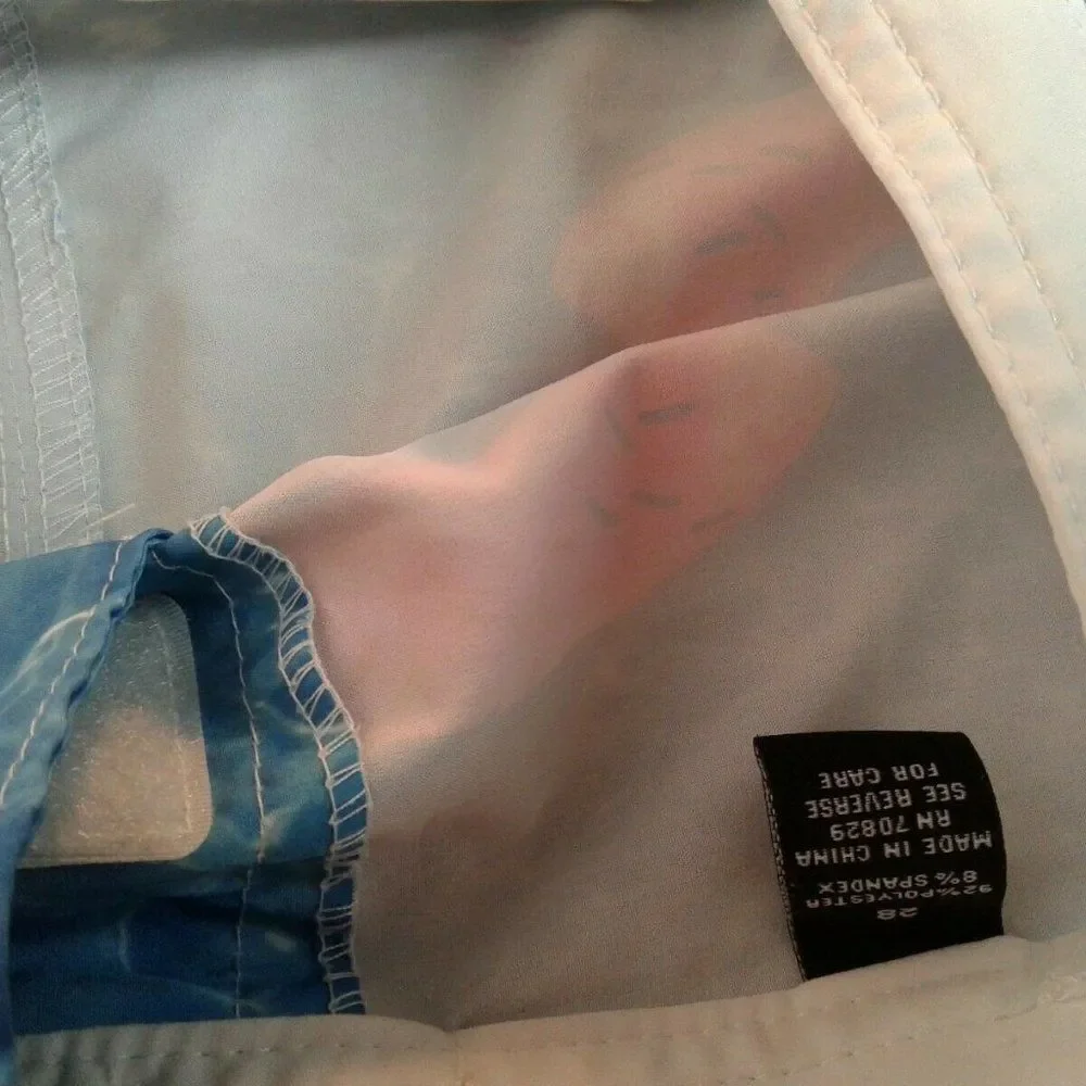 Carbon ‎ Blue Quick Dry Trunks 28x20